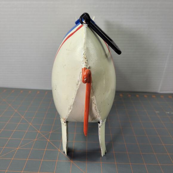 Scooter the Pig Metal Novelty Watering Can Garden Decor - Picture 9 of 11